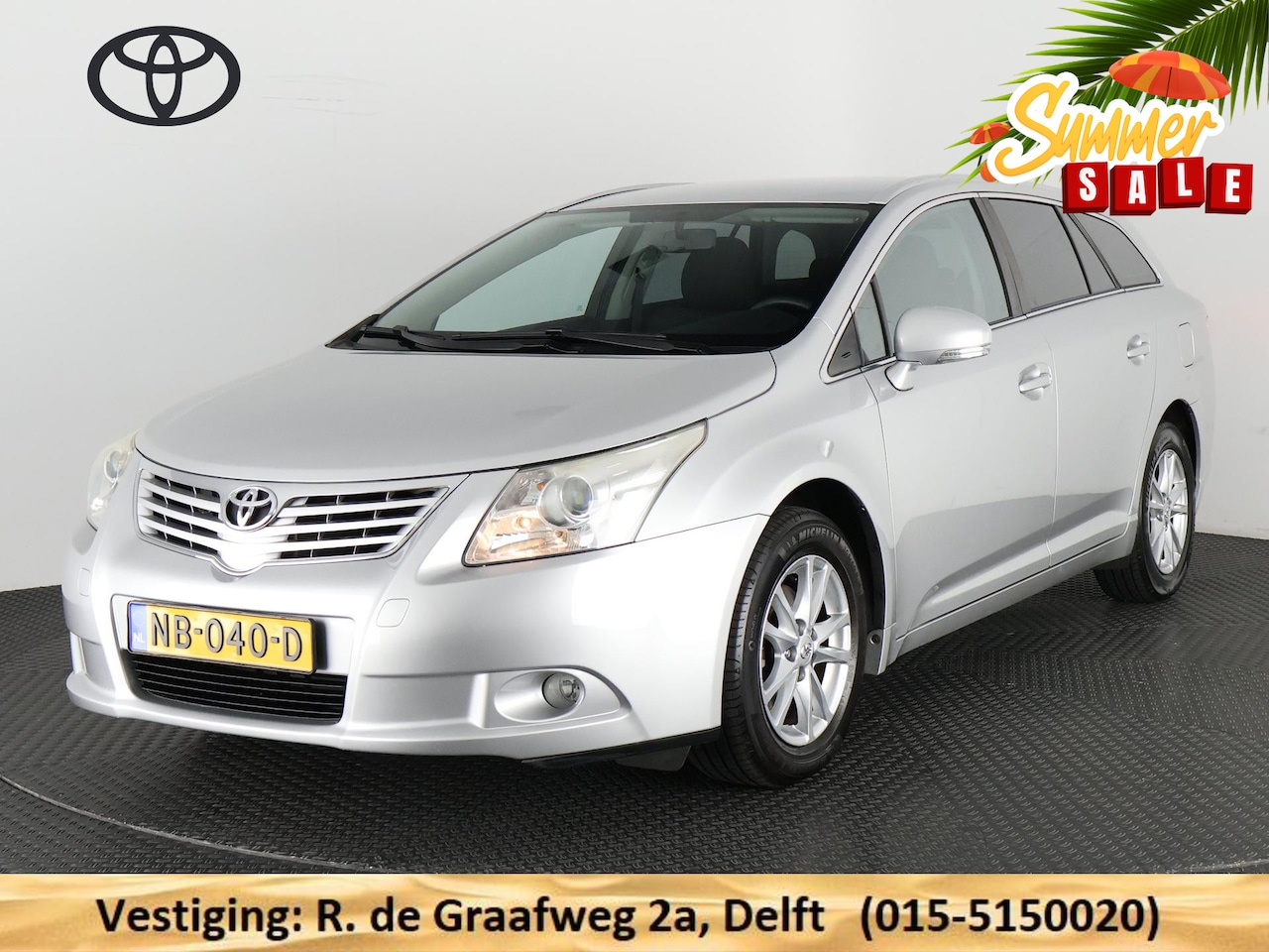 Toyota Avensis Wagon - 1.8 VVTi Business Automaat | Navigatie | Climate Control | Cruise Control | - AutoWereld.nl