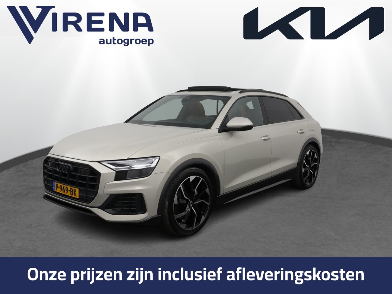 Audi Q8 - 55 TFSI e Quattro Pro Line Advanced - NL Auto - Soft Close - Luchtvering - HUD - PANO - 22 - AutoWereld.nl