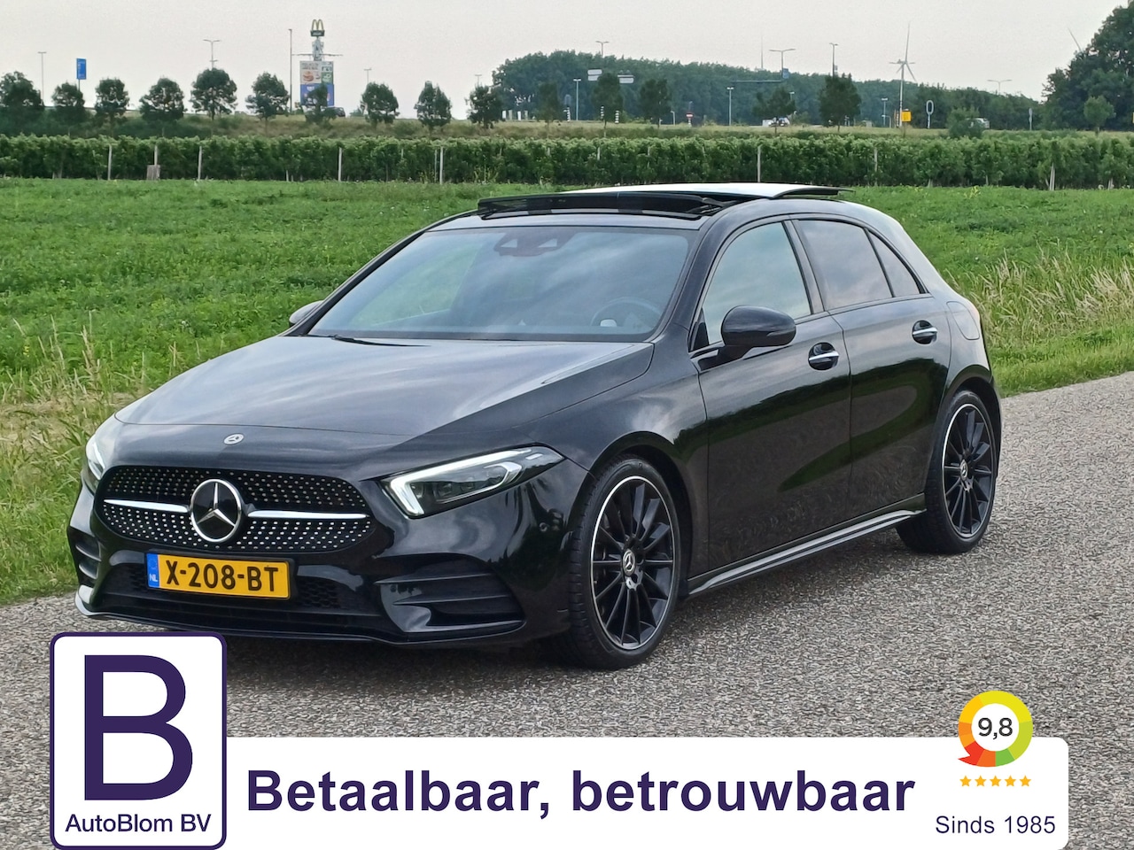 Mercedes-Benz A-klasse - 250 Premium Plus /Nieuwstaat !/Sfeer/Pano/Trekh./Leder/19"/AMG-Line/ - AutoWereld.nl