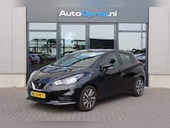 Nissan Micra - 1.0L Acenta 5drs. Airco, NAVI, Camera, Cruise, 1e eigenaar, Dealer onderhouden