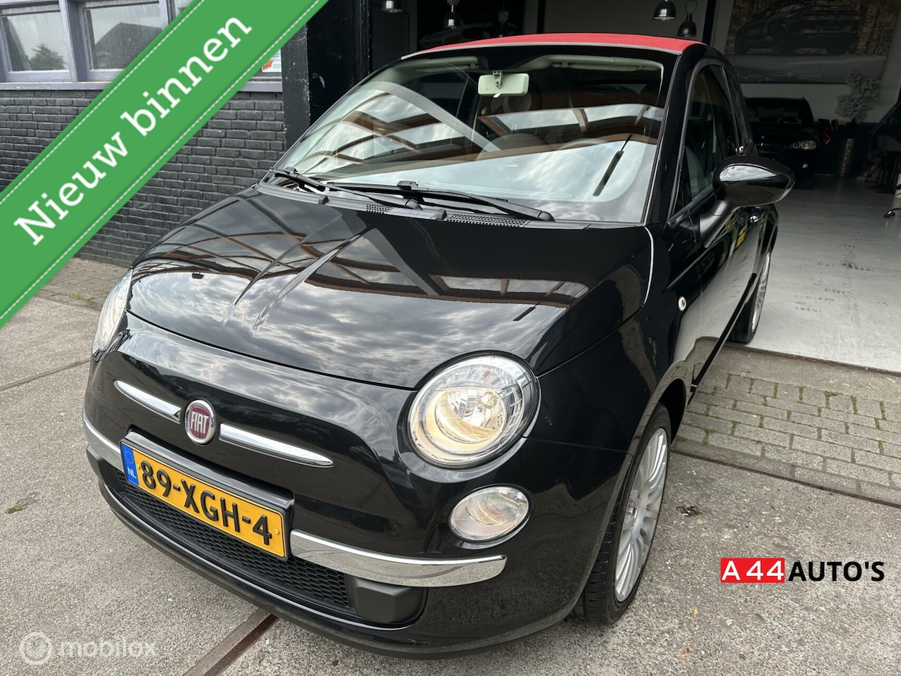 Fiat 500 - 1.2 CABRIOLET * NL AUTO*NAP✅*SLECHTS 77423 KM * AUX - AutoWereld.nl