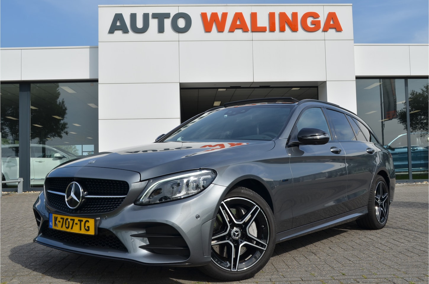 Mercedes-Benz C-klasse Estate - 300 e AMG Pano | Virtual cockpit | Carplay | Sfeerverlichting | Multibeam LED | Night pakk - AutoWereld.nl
