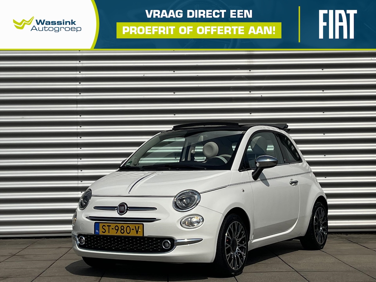 Fiat 500 C - TwinAir Turbo 80pk Collezione | Navigatie | Lichtmetalen velgen | Cruise control | - AutoWereld.nl