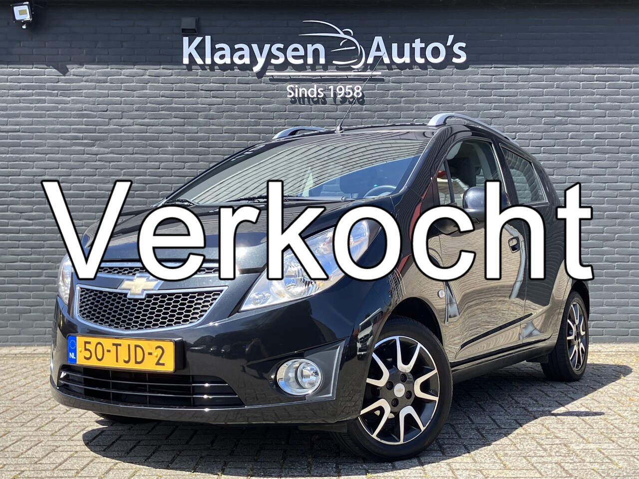 Chevrolet Spark - 1.0 16V LS Bi-Fuel LPG G3 | 1e eigenaar | airco | lichtmetalen velgen | dakrails | elektr. - AutoWereld.nl