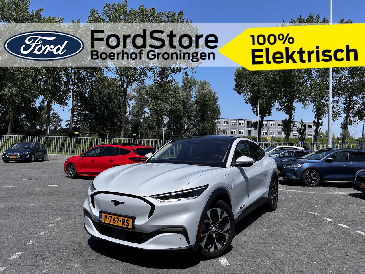 Ford Mustang Mach-E - Extended RWD 98 kWh | B&O | 360° Camera | Pano | El. a. klep | Leer | Adapt. cruise | LED - AutoWereld.nl