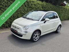 Fiat 500 - 1.2 Lounge GEEN IMPORT APK 6-26 Panoramadak Parelmoer