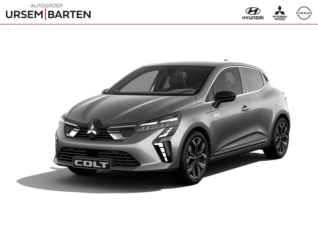 Mitsubishi Colt - 1.6 HEV Instyle | Volcanic Grey - AutoWereld.nl