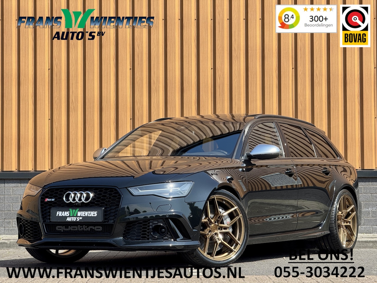 Audi A6 Avant - 4.0 TFSI RS 6 quattro performance Pro Line Plus | 605 PK! | Keramische Remmen | Panoramada - AutoWereld.nl