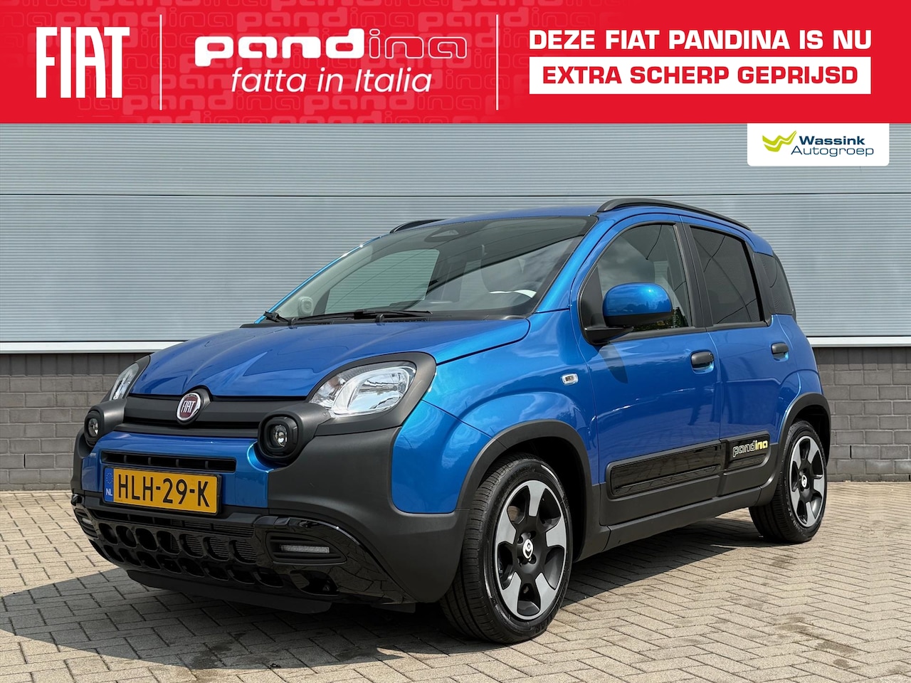 Fiat Panda - 1.0 70pk Pandina | 5 Zits | Cruise Control | Carplay| Parkeersensoren | Lane Assist | 7"To - AutoWereld.nl