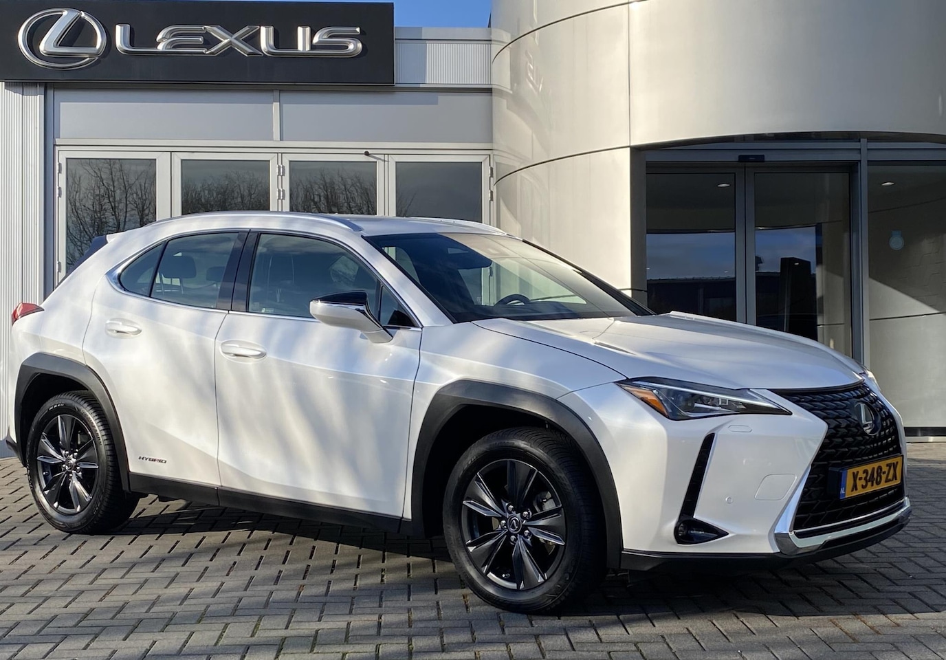 Lexus UX - 250h Luxury Line LEDER STOELVERW CAMERA NAVI KEYLESS DODEHOEKDETECTIE PARK-SENSOREN APPLE/ - AutoWereld.nl