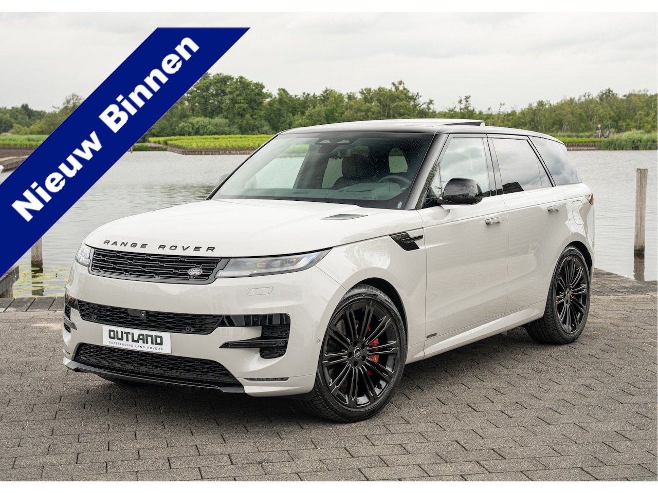 Land Rover Range Rover Sport - P550e Autobiography | Borasco Grey | 23" inch Style 1075 | Trekhaak | Standkachel | - AutoWereld.nl