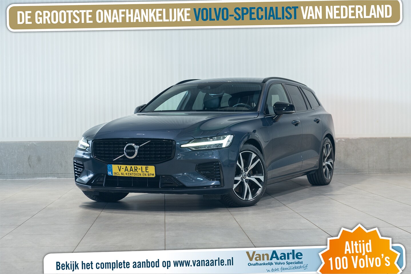 Volvo V60 - T6 Aut. Plug-in Hybrid R-Design ACC Leder 340pk - AutoWereld.nl