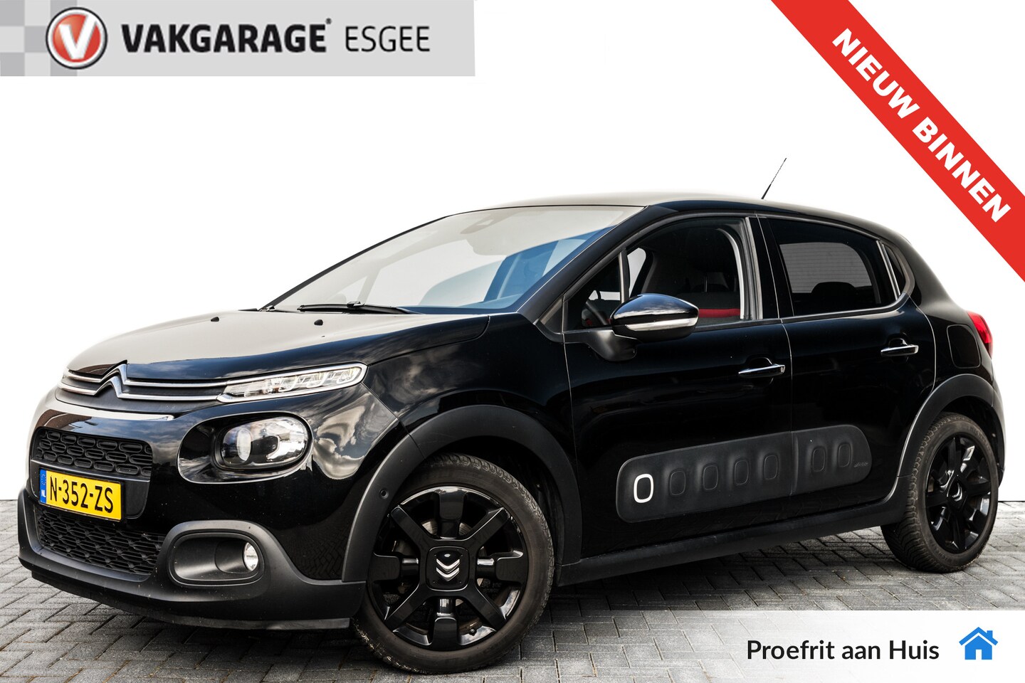 Citroën C3 - 1.2 PureTech S&S Shine AUTOMAAT RIJKLAAR INCL GARANTIE | Panodak \ DB riem is Vervangen | - AutoWereld.nl