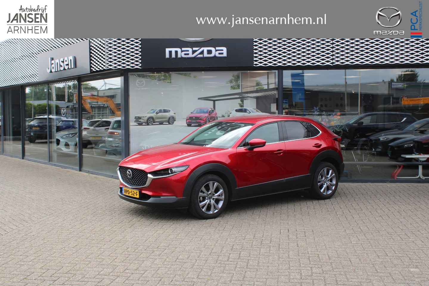 Mazda CX-30 - 2.0 e-SkyActiv G150 M Hybrid Luxury , Automaat, Leder, Adap.Cruise, Navi, Apple, Camera, P - AutoWereld.nl