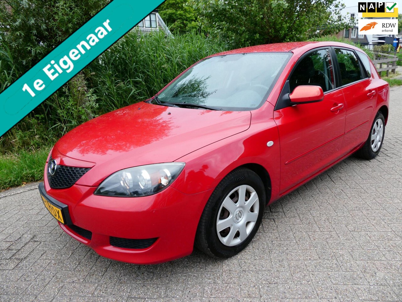 Mazda 3 Sport - 1.6 Touring 5-deurs 1e eigenaar 140.000km Airco Trekhaak 1200kg. - AutoWereld.nl