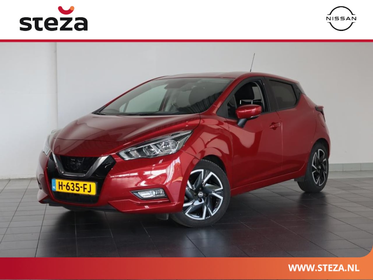 Nissan Micra - 1.0 IG-T N-Connecta / Achteruitrijcamera / Parkeersensoren A / - AutoWereld.nl
