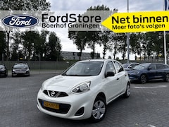 Nissan Micra - 1.2 81 pk Visia | 4 Seizoenen banden | Centr. vergr. + ab. | El. ramen | Radio