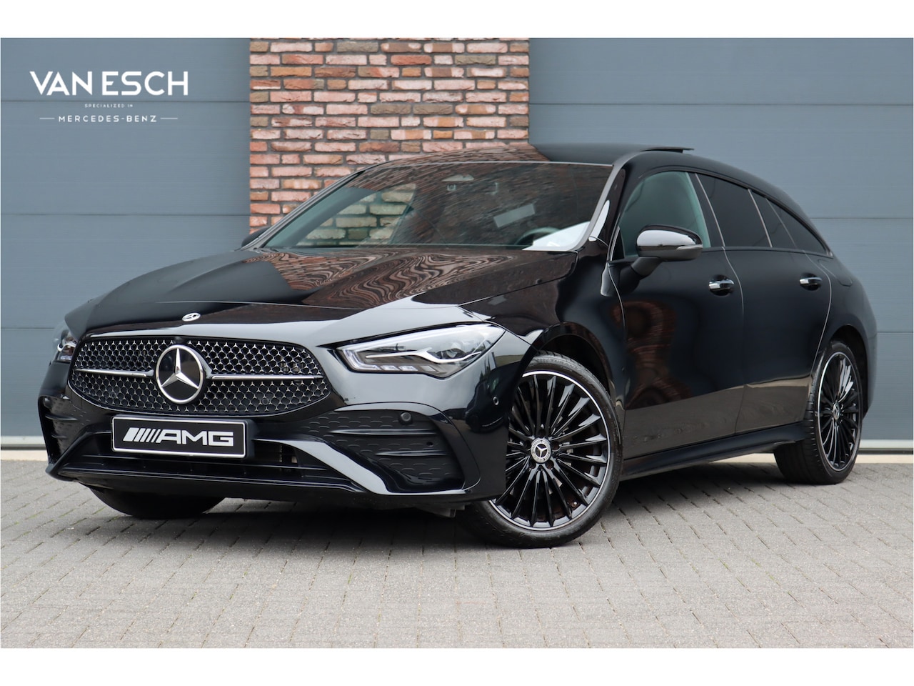Mercedes-Benz CLA-klasse Shooting Brake - 250 e AMG Line Aut8 | Facelift | Panoramadak | Distronic Pro | Verwarmd Stuurwiel | Widesc - AutoWereld.nl