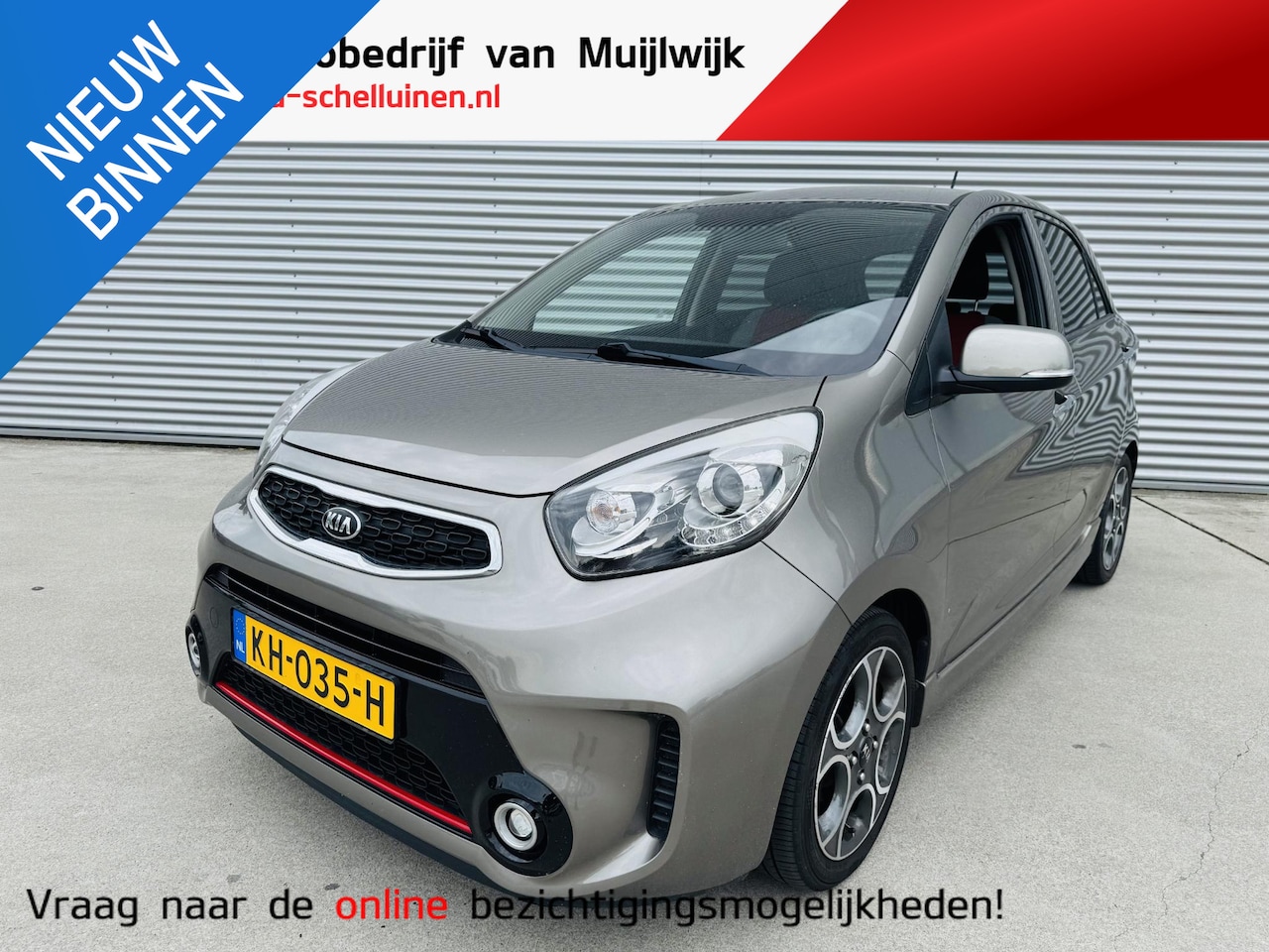 Kia Picanto - 1.2 SportsLine Navigator 85 pk Clima | Keyless | Privacyglass | Stoel&Stuurverw. | Camera - AutoWereld.nl