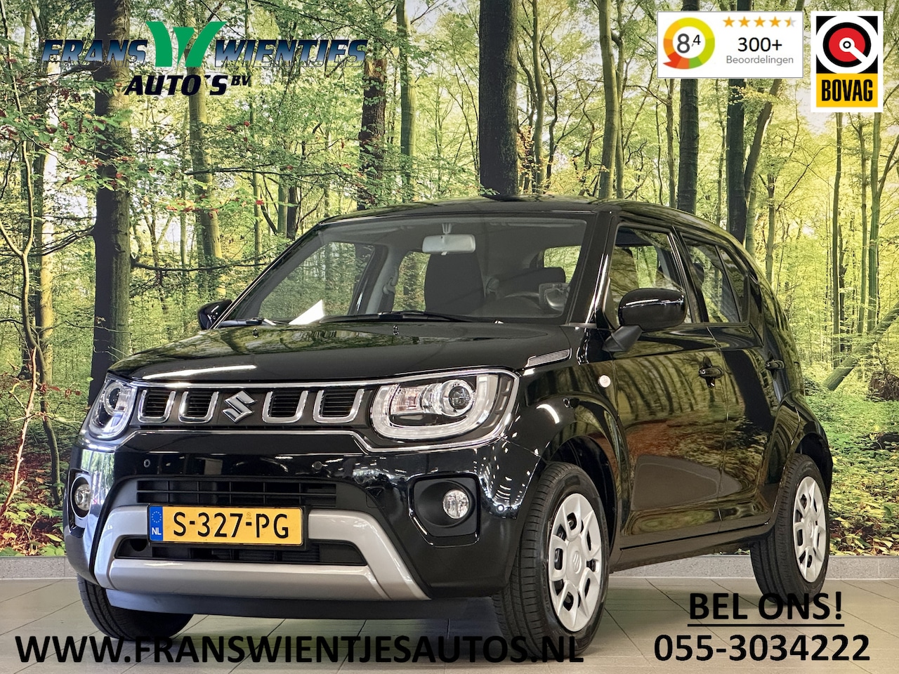 Suzuki Ignis - 1.2 Smart Hybrid Comfort | Origineel Nederlands! | Parkeersensoren | Airconditioning | Blu - AutoWereld.nl