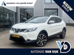 Nissan Qashqai - 1.2 Tekna | NL Auto/1e Eig./Navi/Pano.Dak/Clima/Cruise/360° camera/Stoelverwarming