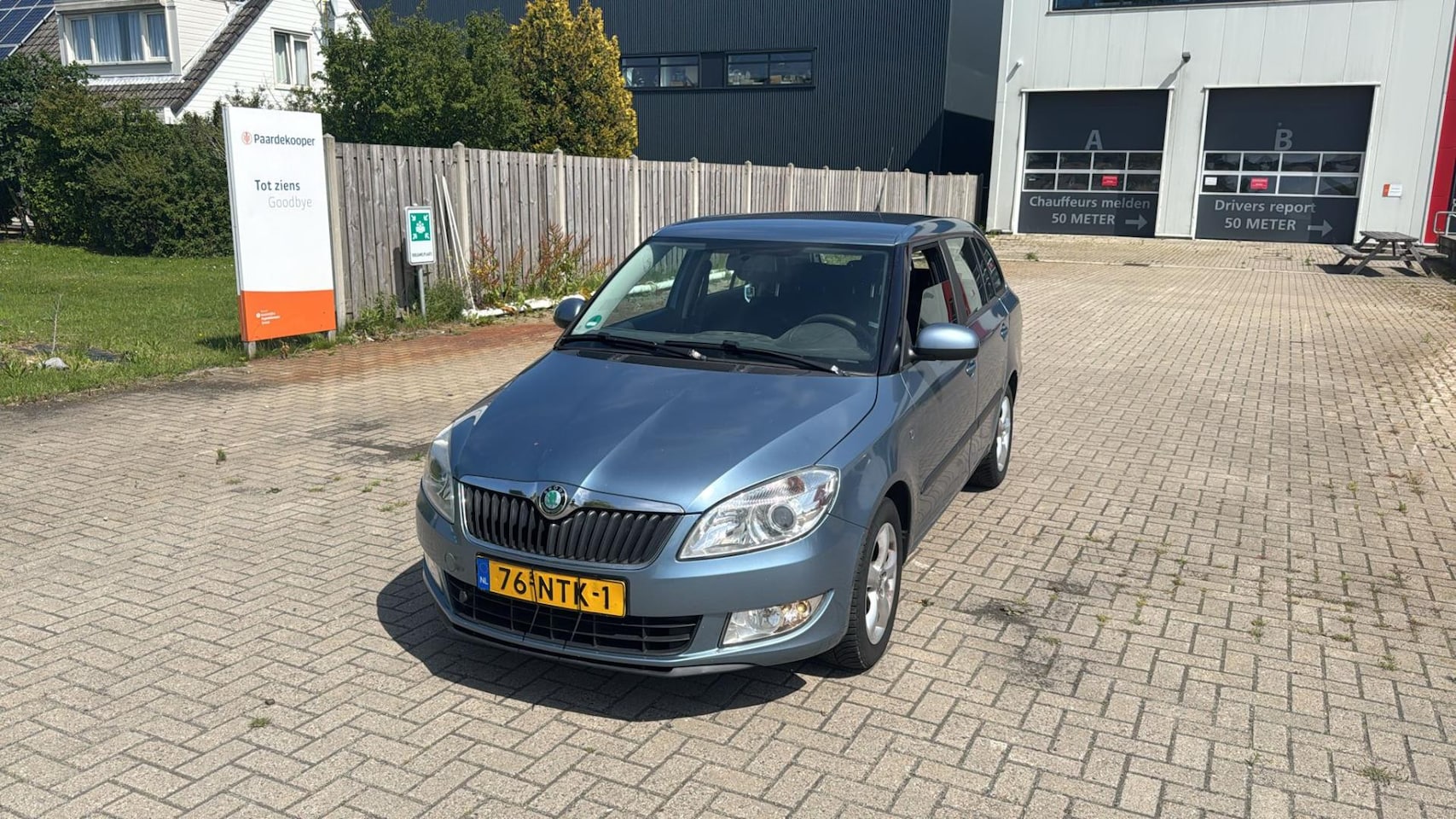Skoda Fabia Combi - 1.2 TDI Greenline AIRO BLAUW 2010 - AutoWereld.nl