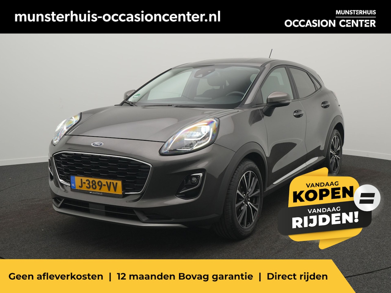 Ford Puma - 1.0 EcoBoost Hybrid Titanium X - RIJKLAARPRIJS - Navigatiesysteem - Stoel- en Stuurverwarm - AutoWereld.nl