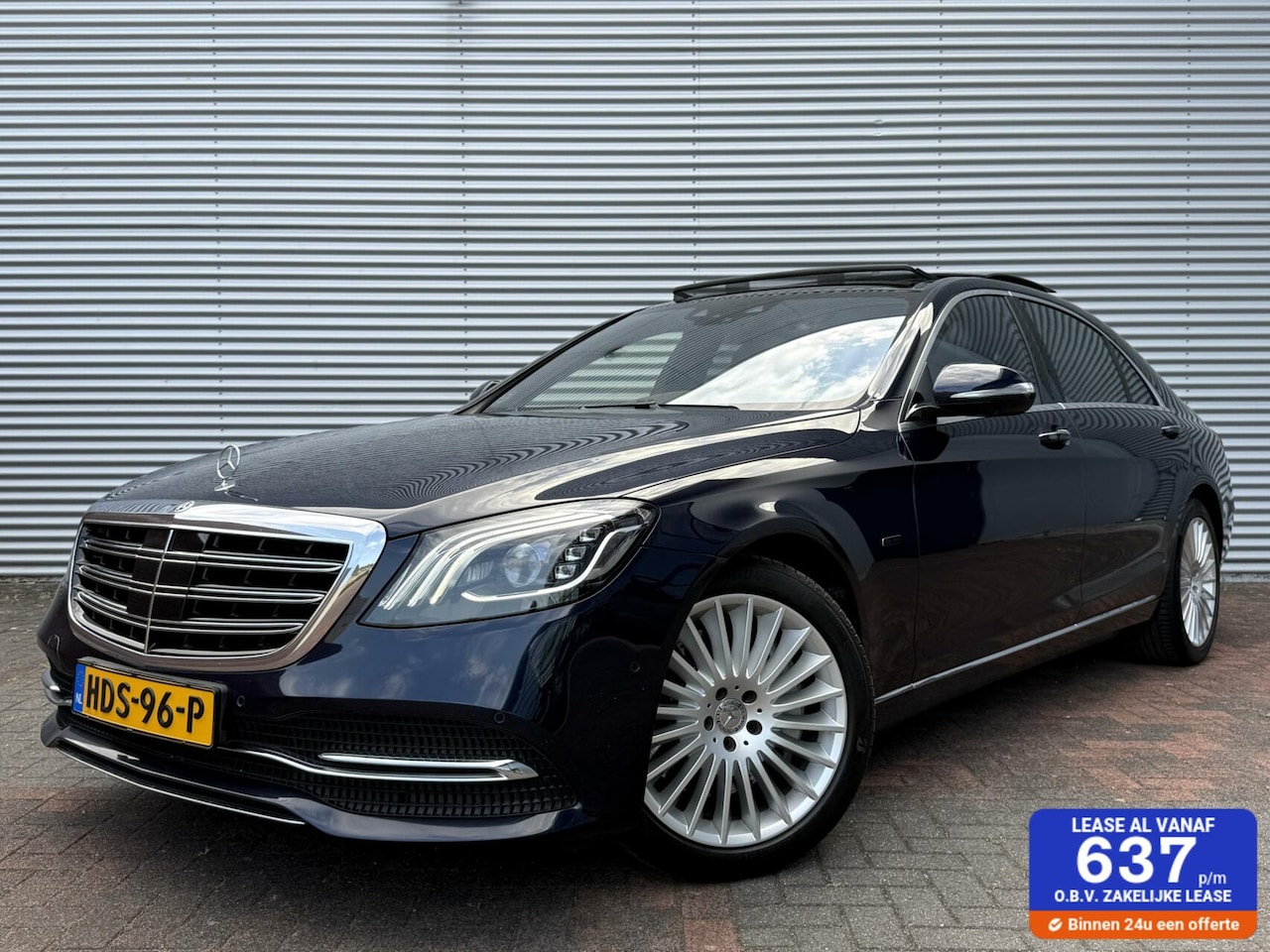 Mercedes-Benz S-klasse - 560e Lang 4Matic Pano Led Carplay Camera 2018 Vol Opties Dealer Onderhouden Eerste Eigenaa - AutoWereld.nl