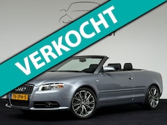 Audi A4 Cabriolet - 2.0 TFSI S-Line 200pk versie / Xenon / leer bekleding / facelift / automaat / dubbeldin /