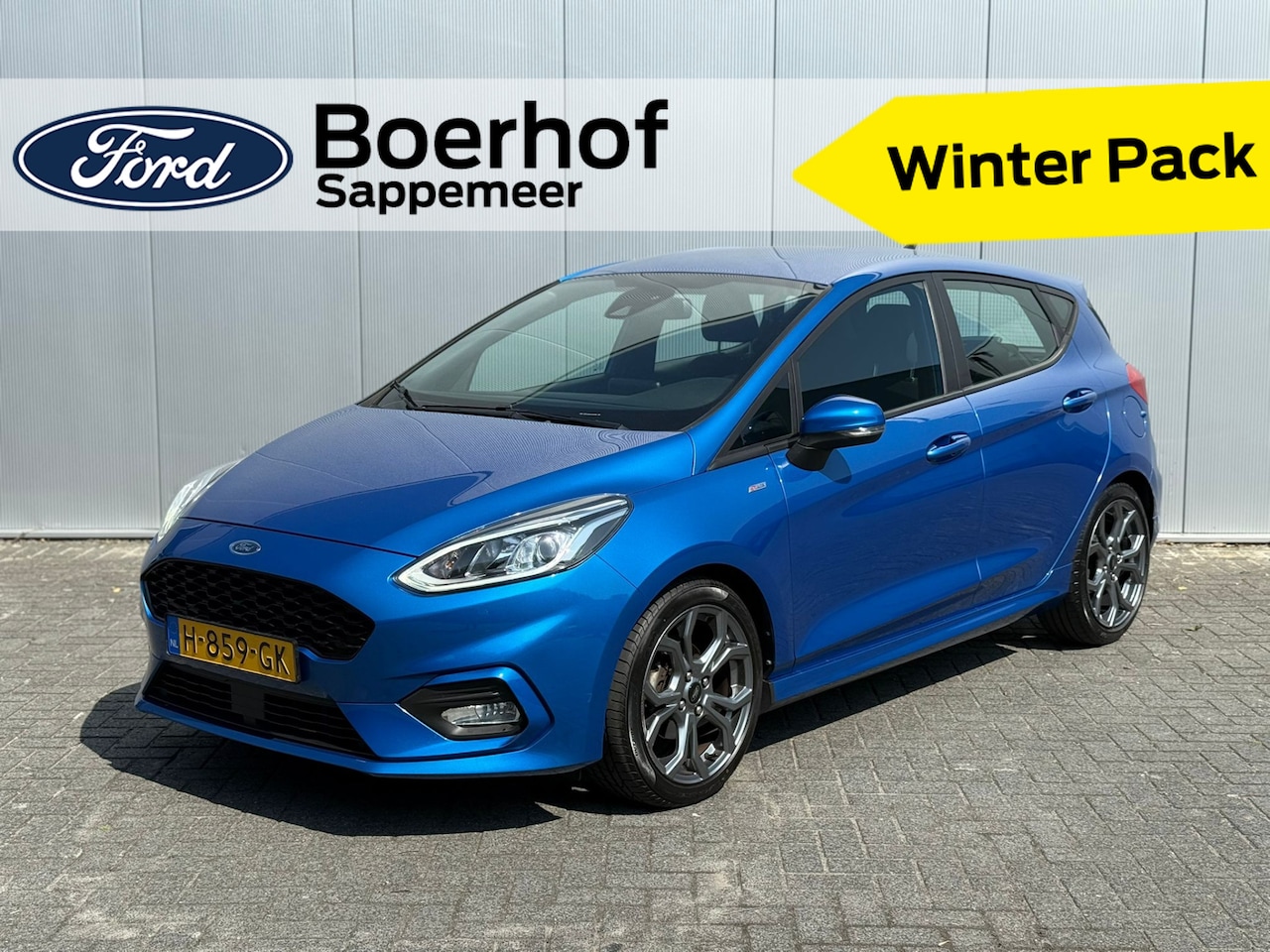 Ford Fiesta - EcoBoost 95pk ST-Line | Trekhaak | Winterpack | Cruise | Grote spoiler | Led | Apple carpl - AutoWereld.nl