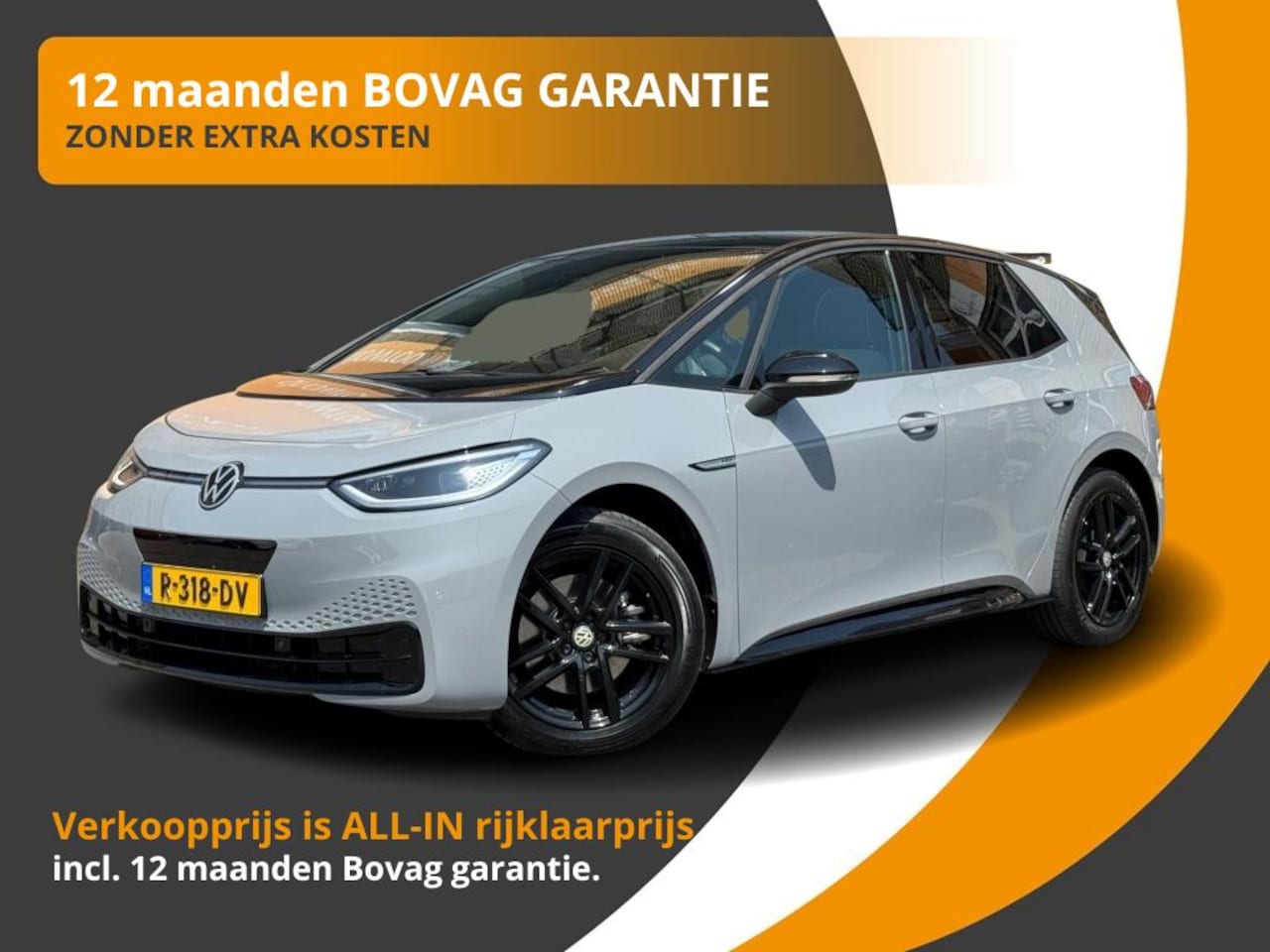 Volkswagen ID.3 - PRO 58 KWh SPORT/PANODAK/TREKHAAK/MOONSTONEGRIJS/46.000 KM! - AutoWereld.nl