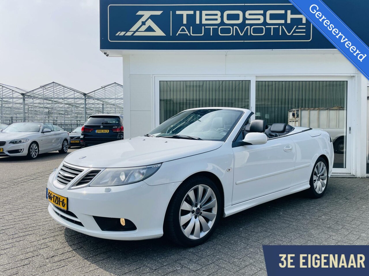 Saab 9-3 Cabrio - 1.8t Vector 18” Xenon Leder Navi Pdc Icecube - AutoWereld.nl
