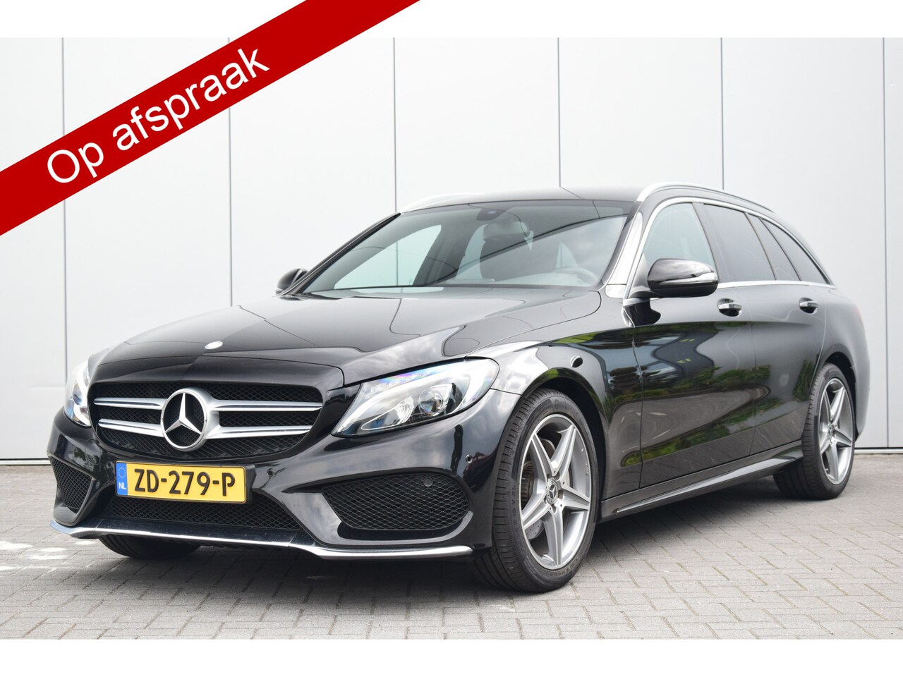 Mercedes-Benz C-klasse Estate - 180 AMG Sport Edition Sportstoelen/Leer Trekhaak/afneembaar - AutoWereld.nl