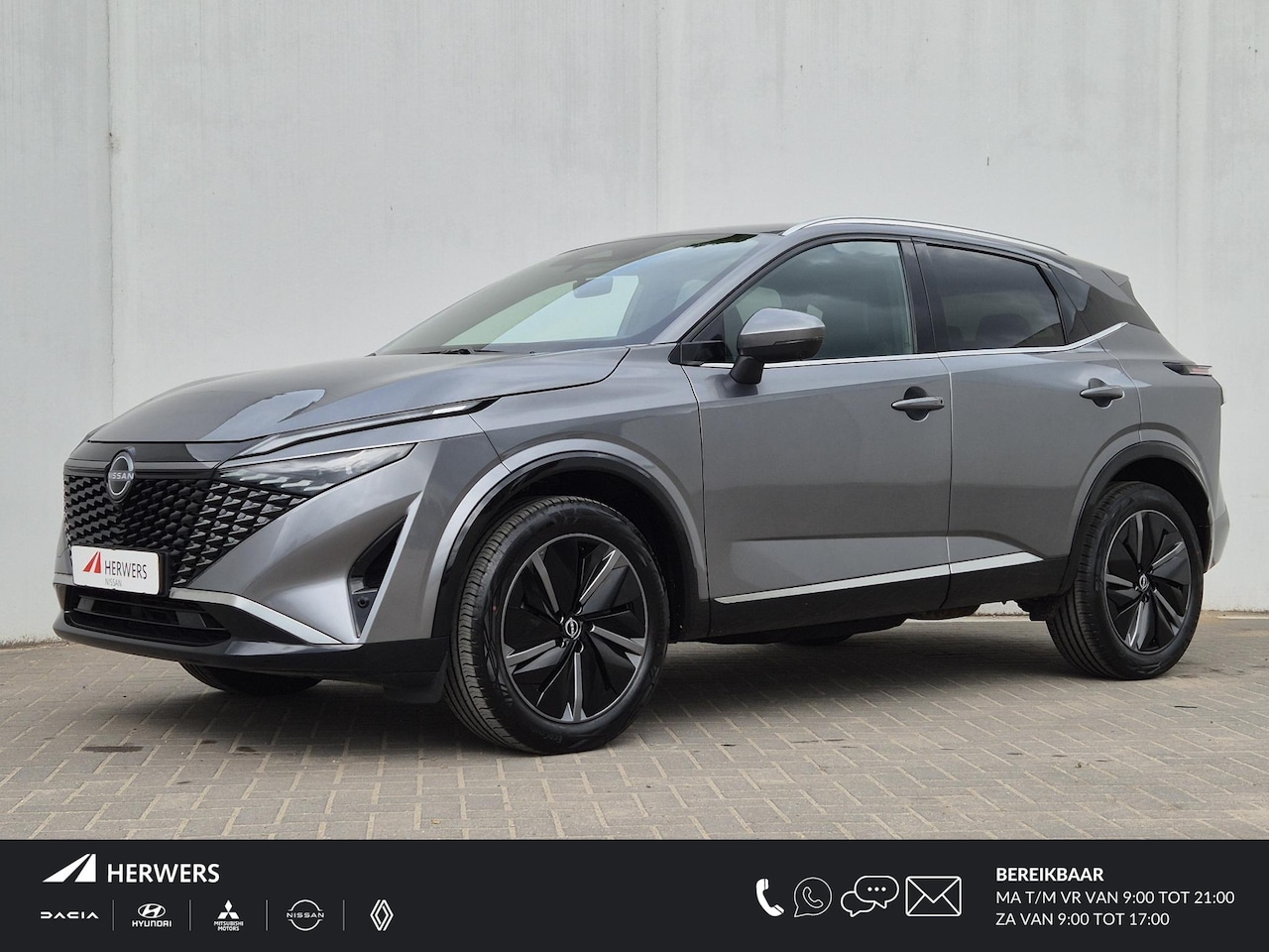Nissan Qashqai - 1.3 MHEV Xtronic Tekna Automaat / Nieuw model / Facelift / Cold Pack / HUD / Trekgewicht 1 - AutoWereld.nl