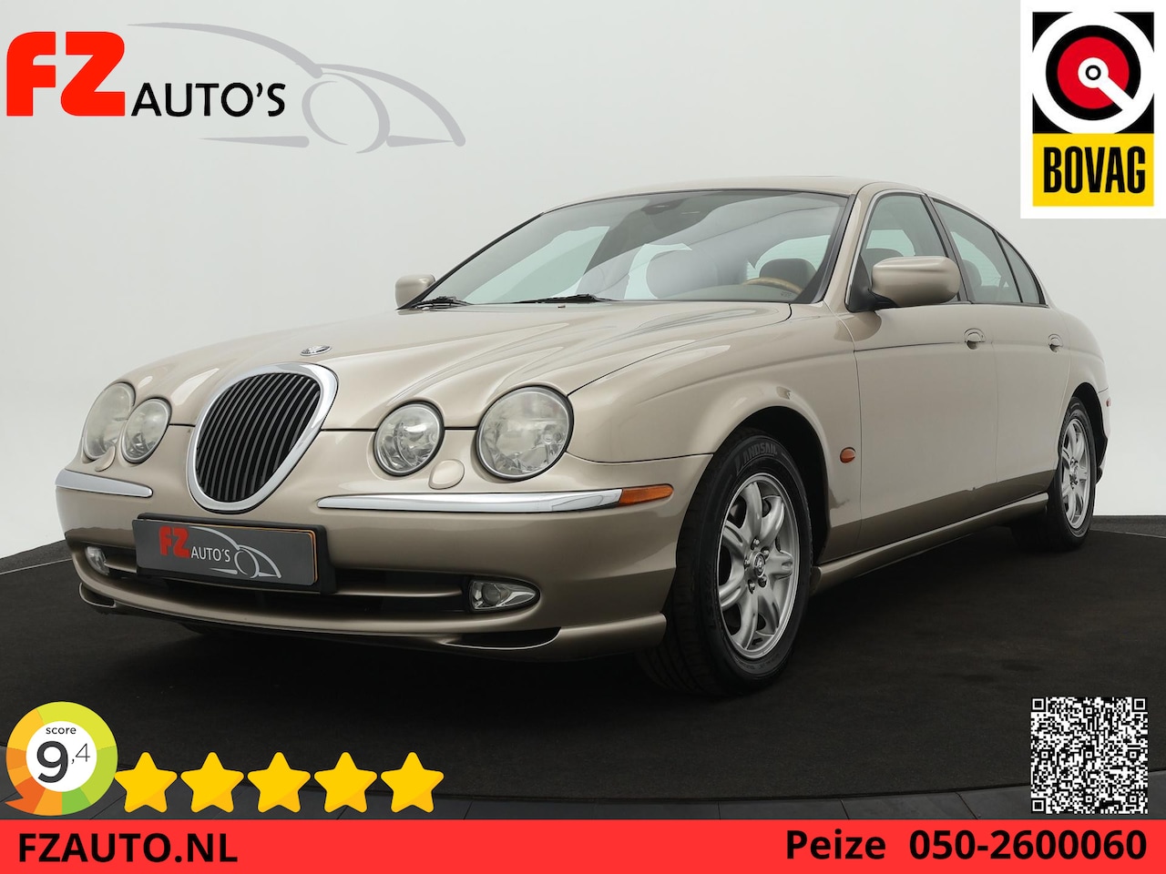 Jaguar S-type - 3.0 V6 Sport - Schuifdak - Stoelverwarming - Climate Control - Parkeersensoren - AutoWereld.nl