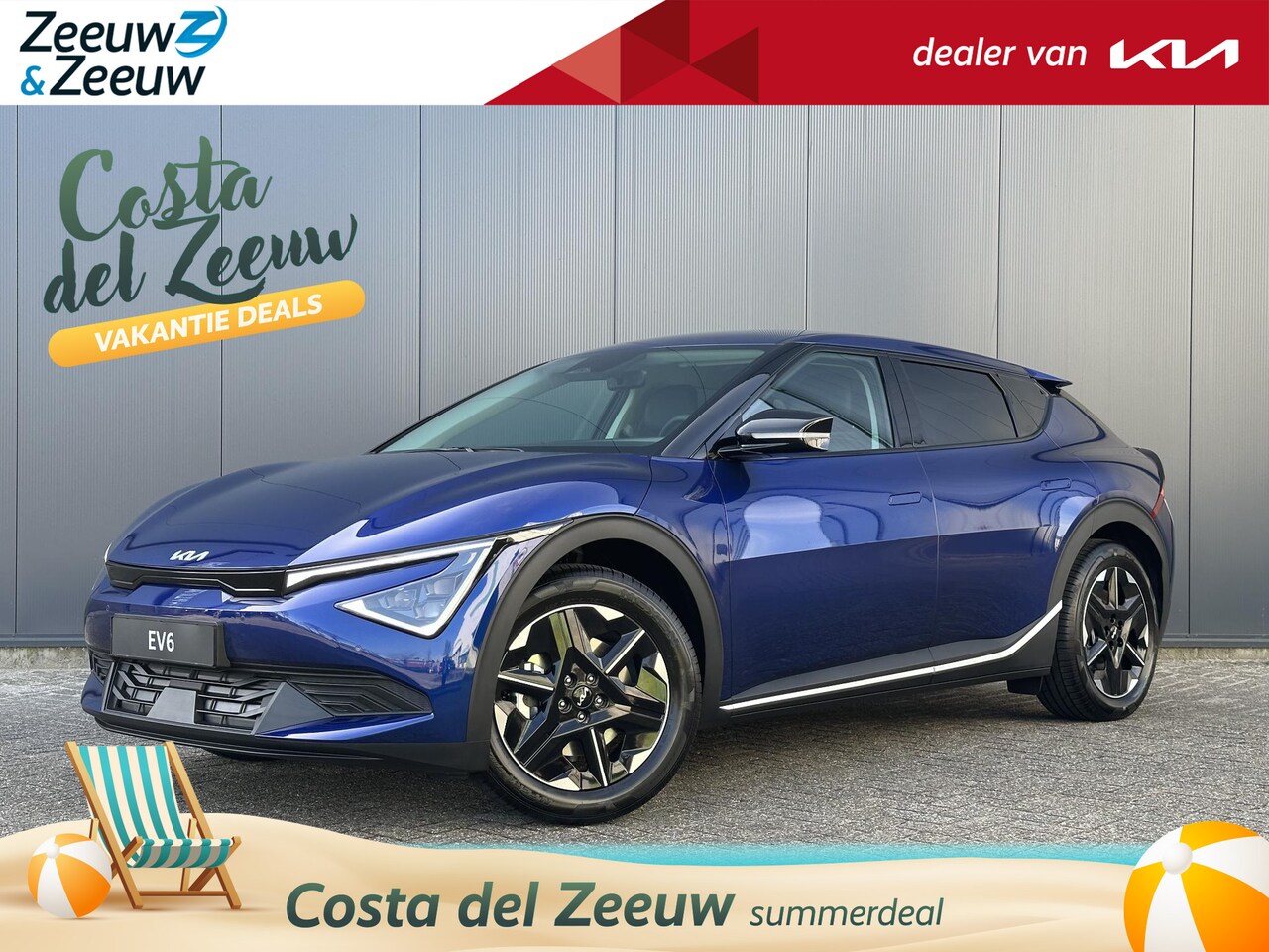 Kia EV6 - Light Edition 63 kWh | *Direct leverbaar* | *€4.000,- Korting!* | *Facelift Model* | Navi - AutoWereld.nl