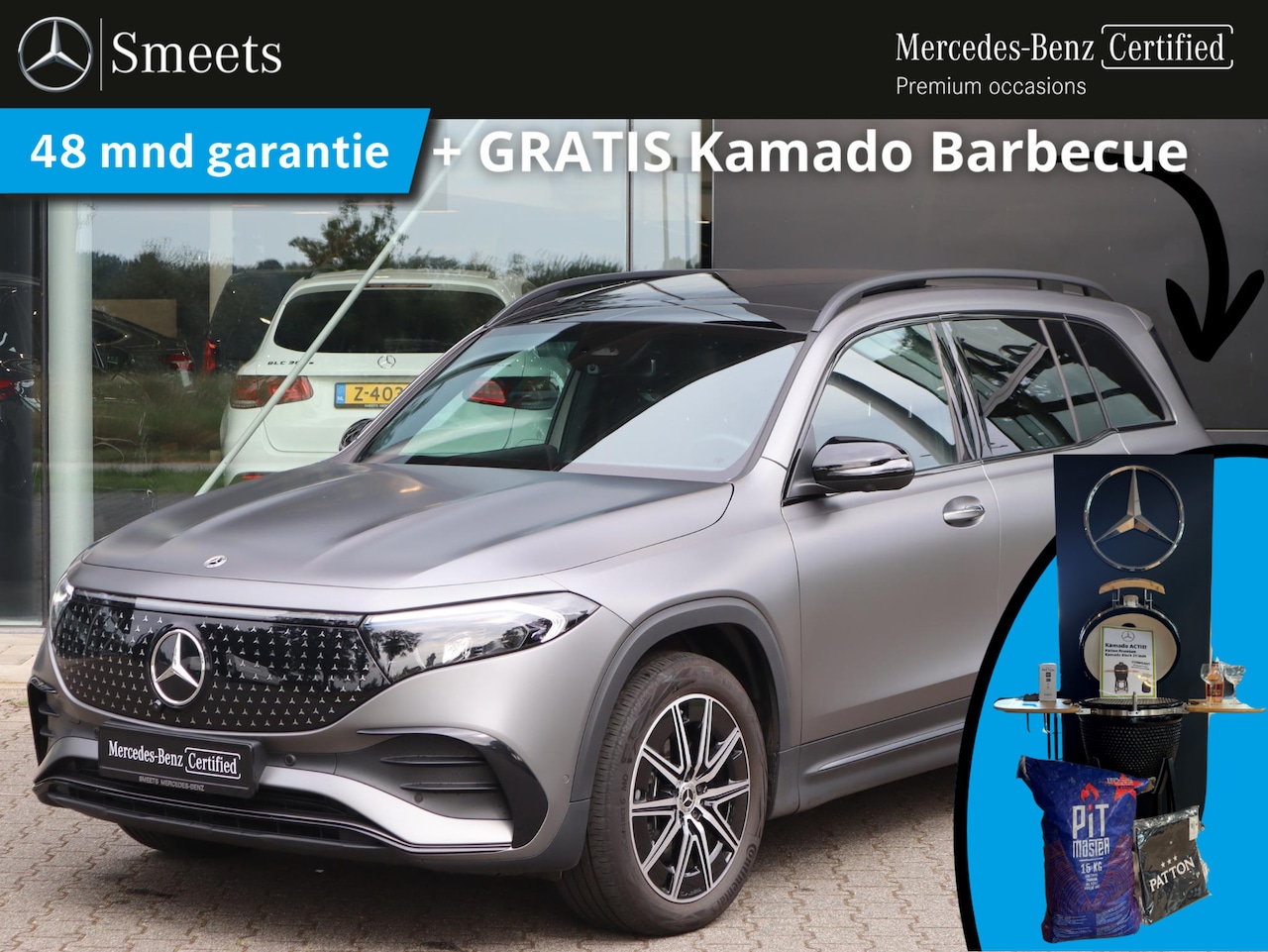 Mercedes-Benz EQB - 300 4MATIC AMG Line 7-persoons | 360 camera | Navigatie | Automaat - AutoWereld.nl