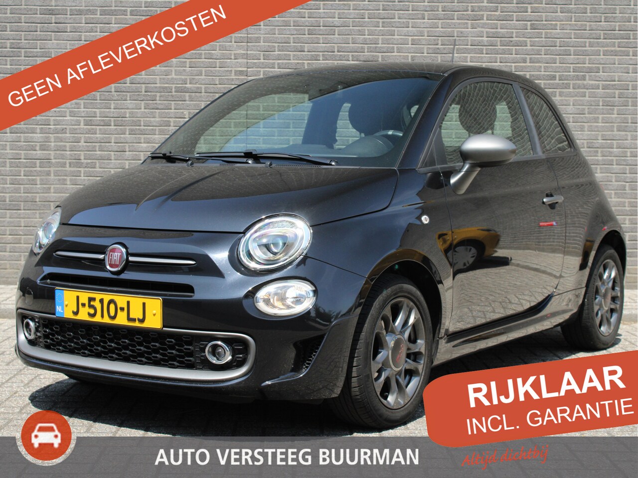 Fiat 500 - 1.2 Star Automaat, Cruise/Climate control, Apple Carplay/Android auto, Audio/Bluetooth, - AutoWereld.nl