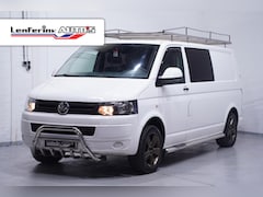 Volkswagen Transporter - 2.0 TDI 140 pk Dubbel Cabine 6-Zits Airco, Camera Imperiaal, Trekhaak, 17" LMV, Cruise con