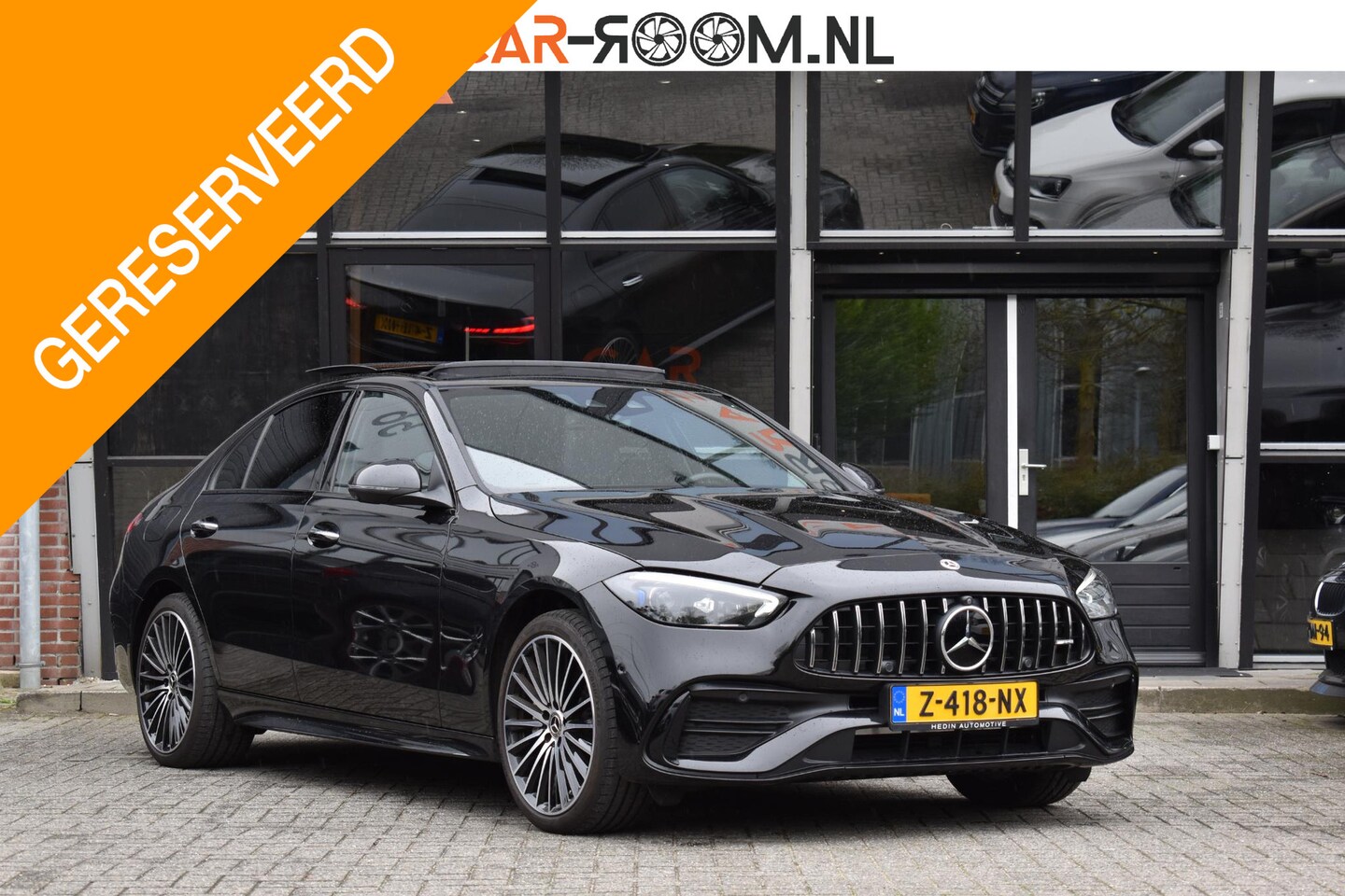 Mercedes-Benz C-klasse - 300 e Luxury Line AMG Line Pano HUD Lane BURM. Stoelventi. Massage - AutoWereld.nl