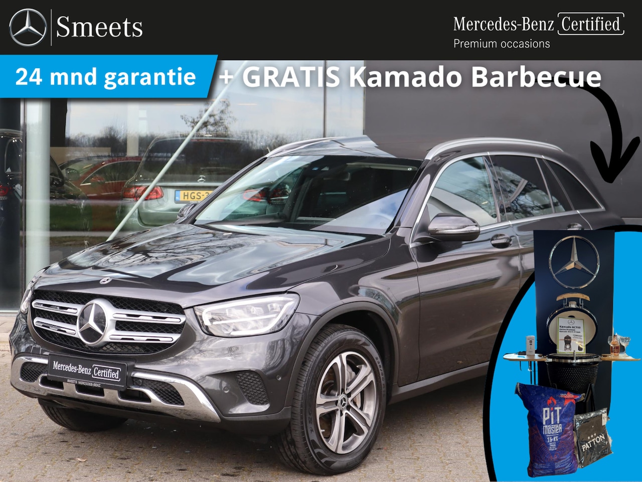 Mercedes-Benz GLC-klasse - 300e 4MATIC | Panoramadak | Dodehoekassistent | Trekhaak | Camera | Automaat - AutoWereld.nl