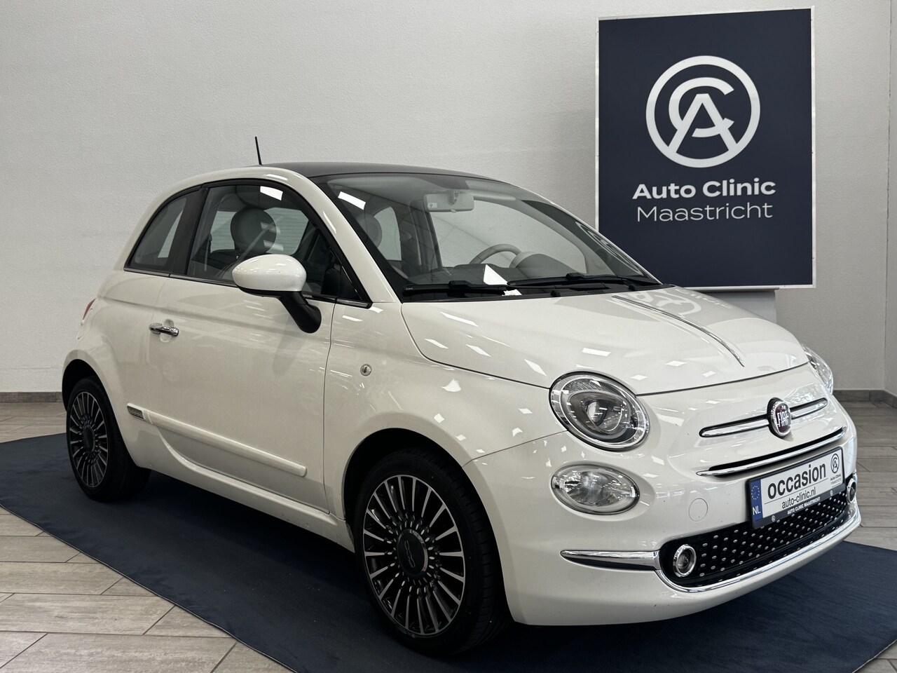 Fiat 500 - 1.2 LOUNGE | 4-CILINDER | 12 MDN GARANTIE | PEARL | DIAMOND-WHEELS | PANO | NAVI - AutoWereld.nl