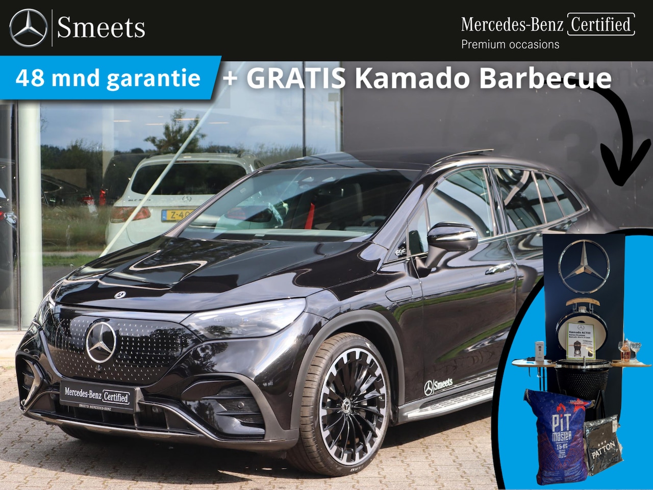 Mercedes-Benz EQE SUV - 350 4Matic AMG Line 91 kWh Panoramadak | Navigatie | 360 camera | Memory Seats | Burmester - AutoWereld.nl
