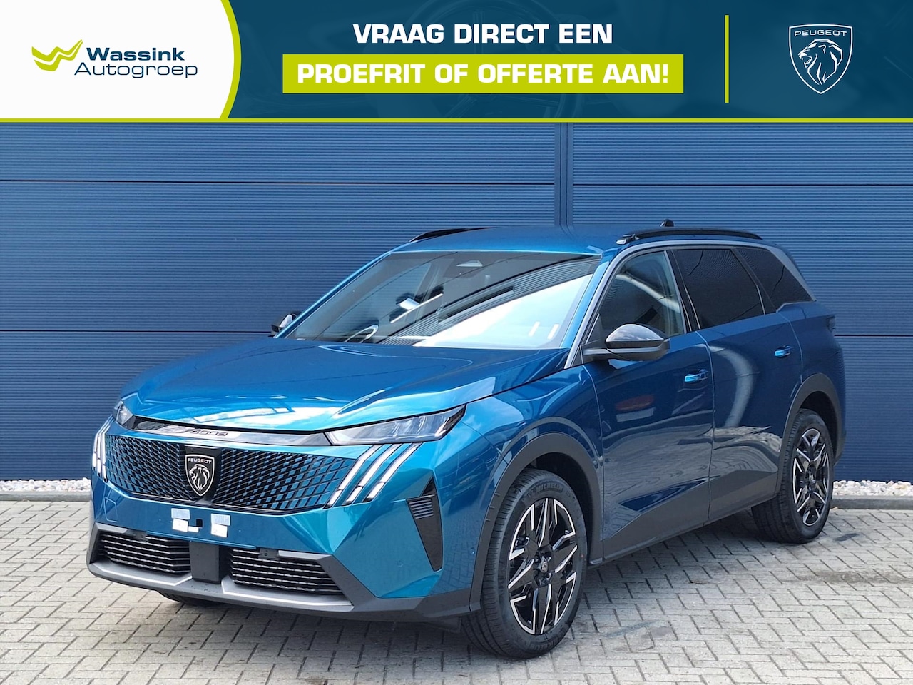Peugeot 5008 - 1.2 Hybrid 136pk e-DSC6 Allure | 360 grade camera | Navigatie | Parkeersensoren voor en ac - AutoWereld.nl