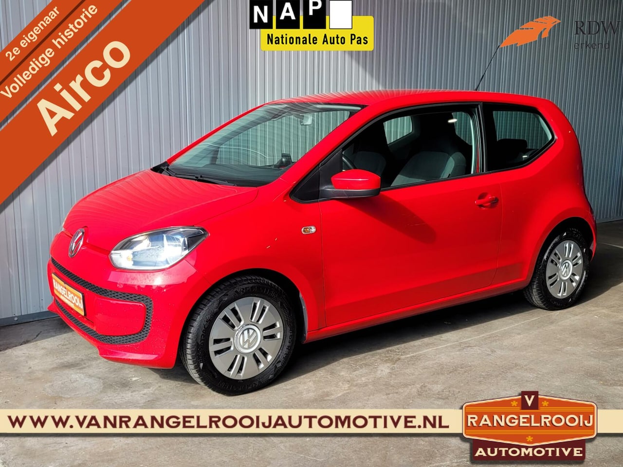 Volkswagen Up! - 1.0 move up! BlueMotion 1.0 move up! BlueMotion, airco, navigatie, el. pakket - AutoWereld.nl