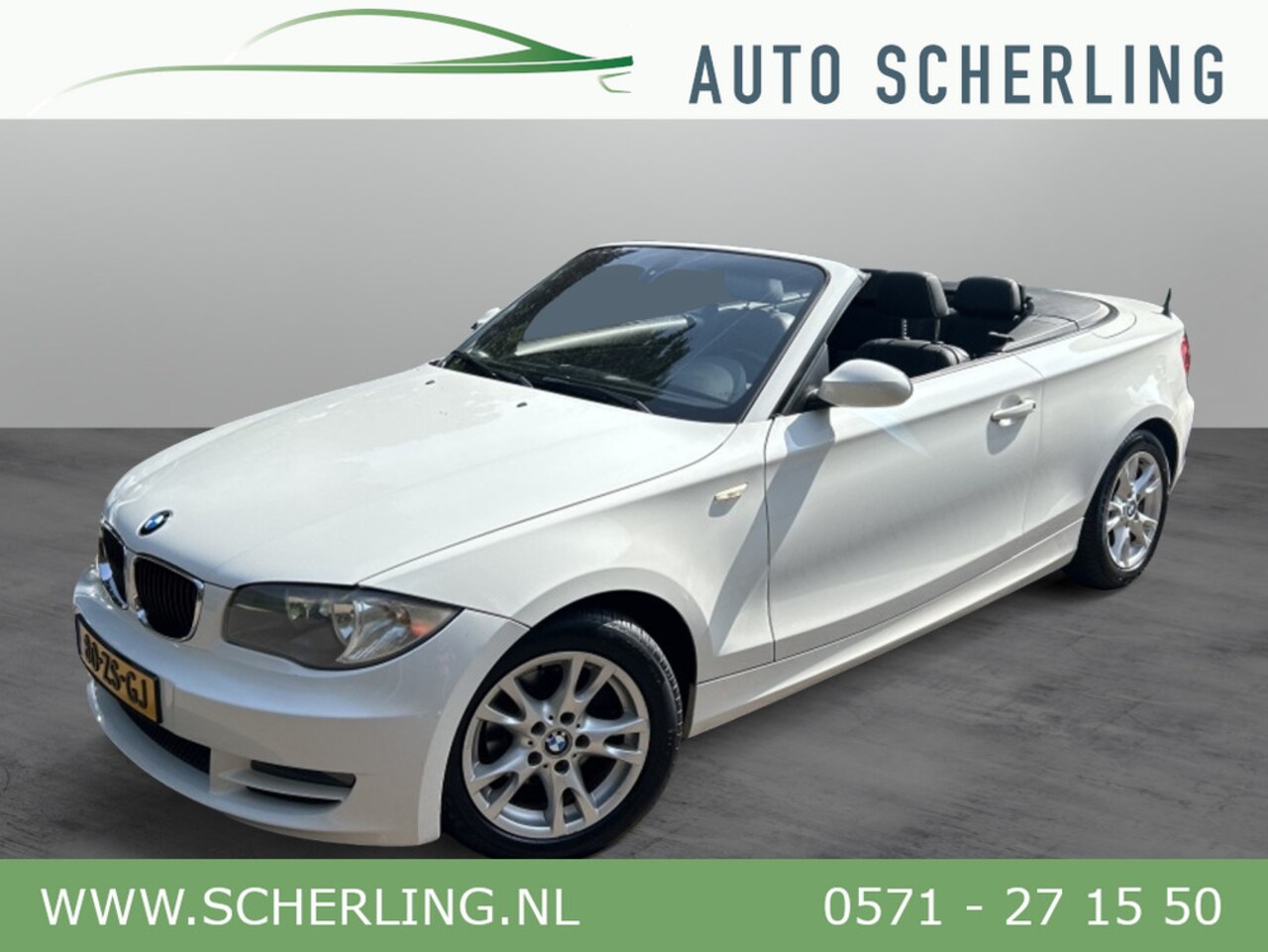 BMW 1-serie Cabrio - 118i Automaat Leder, Sportstoelen, NL-auto, 2e Eigenaar - AutoWereld.nl