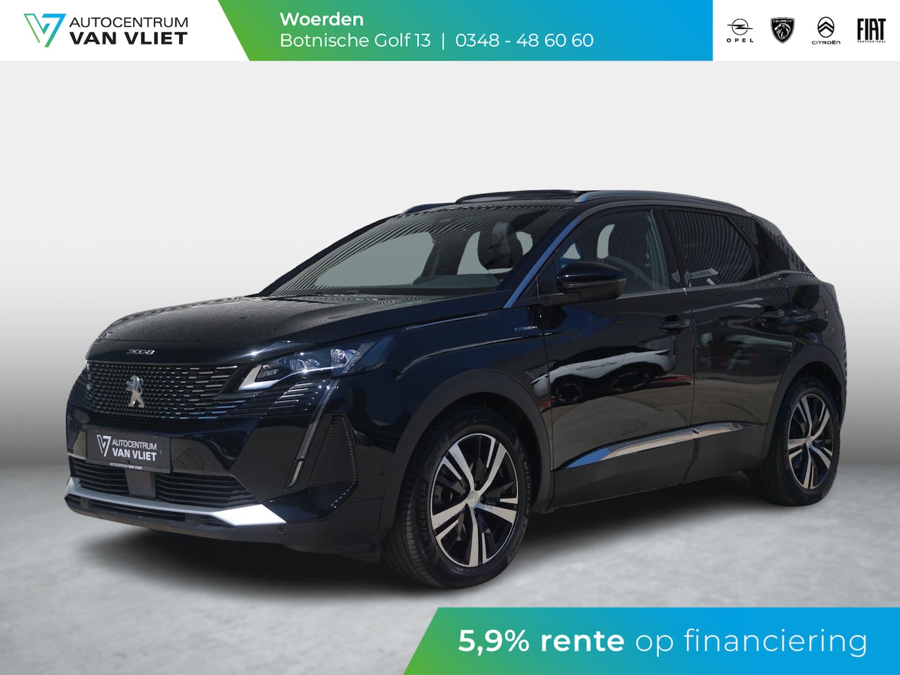 Peugeot 3008 - 1.6 HYbrid4 300 GT Panoramadak - AutoWereld.nl