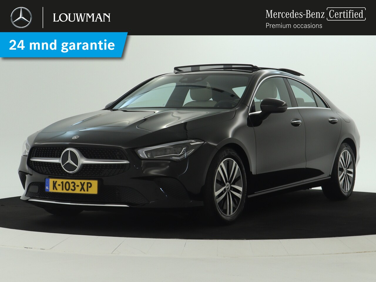Mercedes-Benz CLA-Klasse - 180 Business Solution Luxury | Trekhaak | Panoramadak | Beige Interieur | Memory | Keyless - AutoWereld.nl