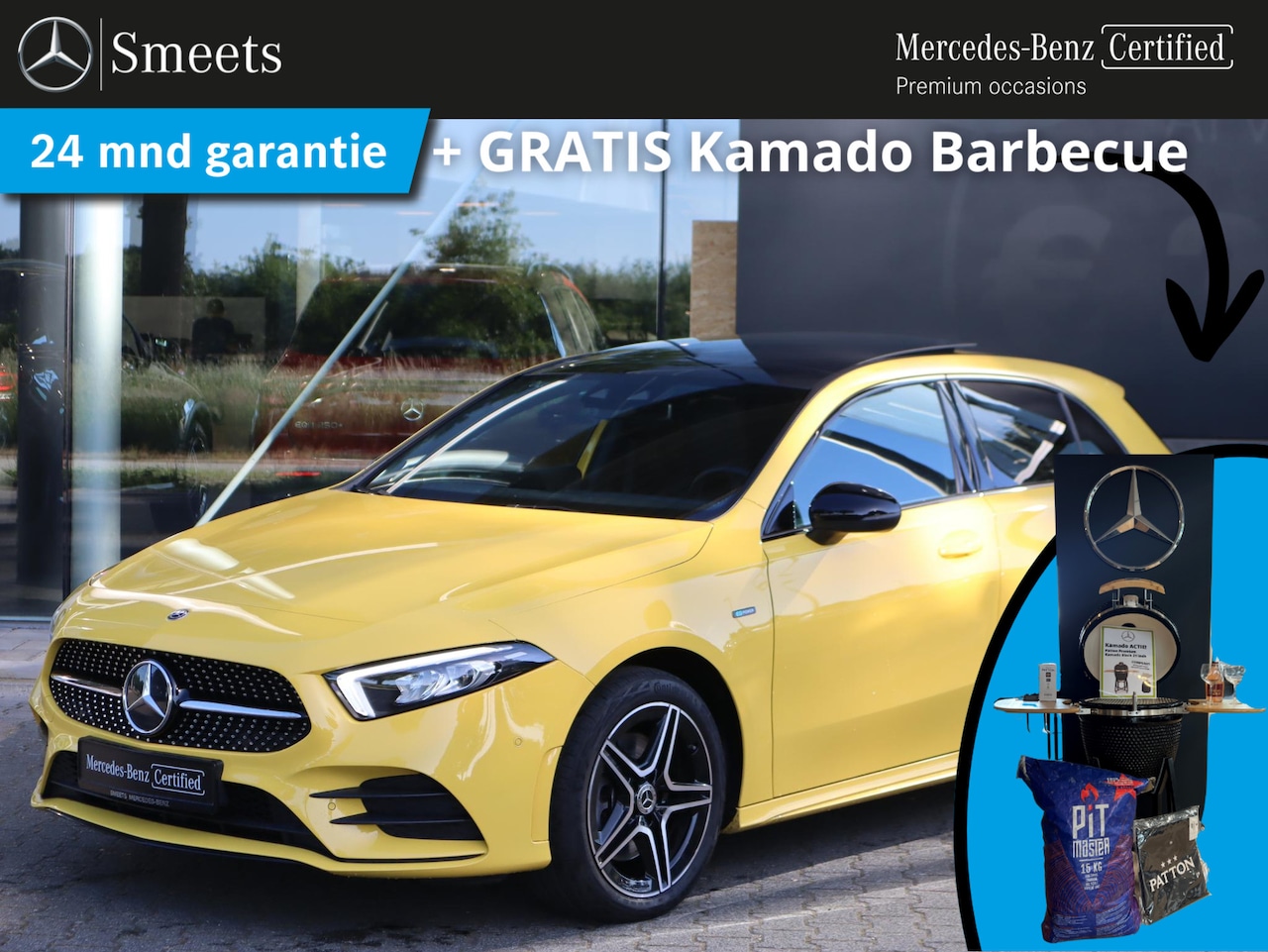 Mercedes-Benz A-klasse - 250 e AMG Line | Panoramadak | Navigatie | Trekhaak | LED | Camera | Automaat - AutoWereld.nl