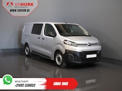 Citroën Jumpy - 2.0 HDI 125 pk BPM VRIJ DC Dubbel Cabine Climate/ Carplay/ Cruise/ Navi/ Trekhaak/ PDC